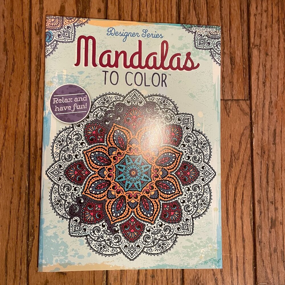 Mandalas To Color - Adult Coloring Book - Designer Series